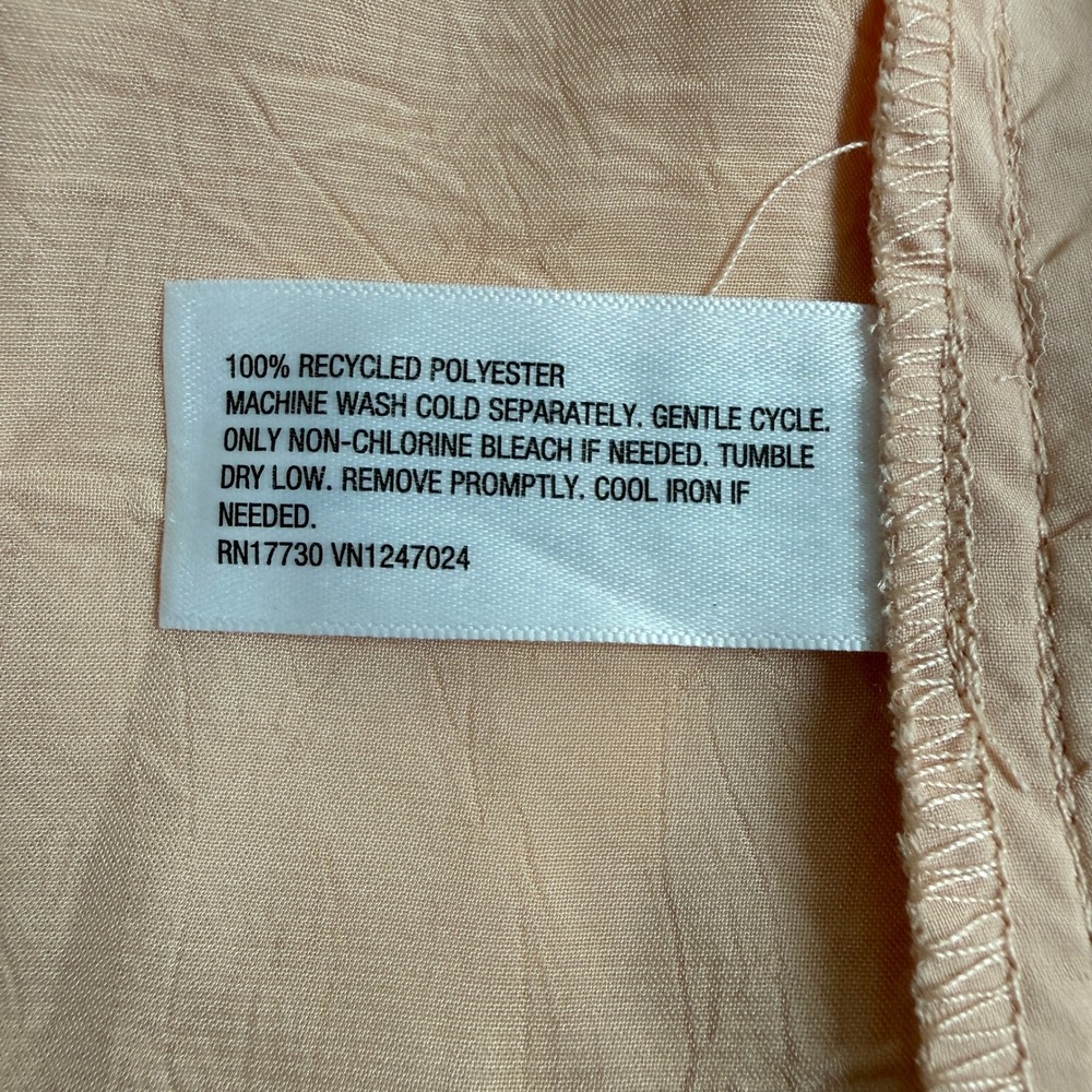 Future Collective Peach Textured Wide Leg Pants Plus Size 2X - Picture 10 of 11